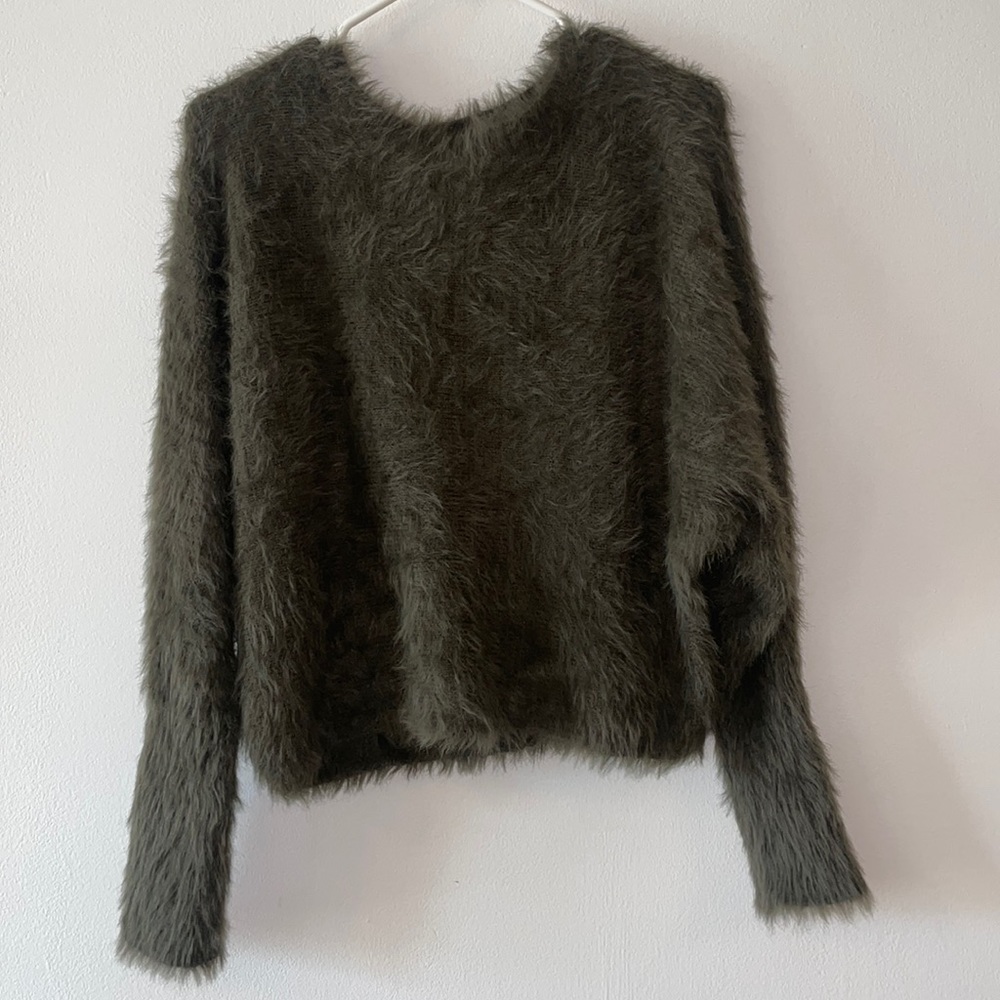 If It Were Me Dark Grey Sweater